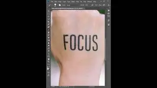 remove tattoo - photoshop tutorial #Shorts