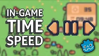 IN-GAME TIME in Godot (4.3) #4: Pause or change speed