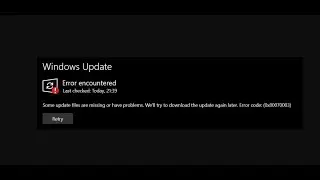 Fix Windows 10 Update Error Code 0x80070003 Some Update Files Are Missing Or Have Problems