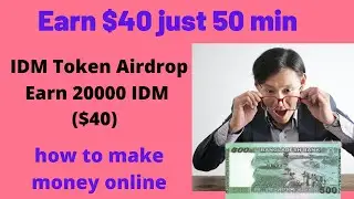 IDM Token Airdrop | Earn 20000 IDM ($40) | make money online | Talent Stable |