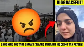 SHOCKING Footage Shows ISLAMIC MIGRANT MOCKING British Tax Payers!