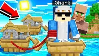 Moving A Minecraft VILLAGE To MY BASE!