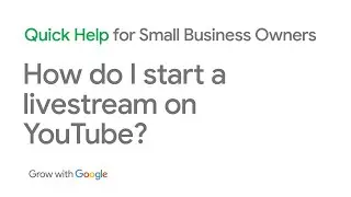 Quick Help: How do I start a livestream on YouTube?