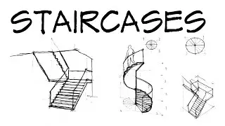 Staircases - Architecture Daily Sketches