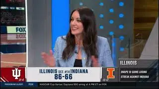 Fox studio postgame analysis of Indiana vs Illinois