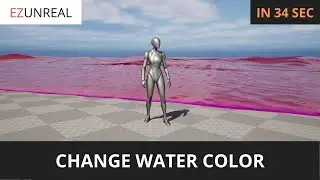 Unreal Engine 5 Quick Tutorial: How To Change Water Color (Water Plugin)