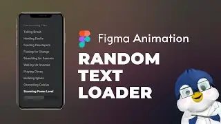 Random Text Loader with Progress Bar in Figma (Animation Basics)