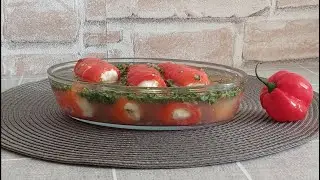 Запечённые ПЕРЦЫ С СЫРОМ❗❗❗ ОЧЕНЬ ПРОСТО И ОЧЕНЬ ВКУСНО! ЗАКУСКА ИЗ ПЕРЦА