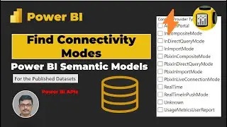 How to find Semantic Model Connectivity Modes using Power BI RETS API?