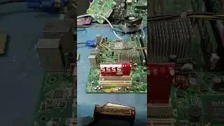 how to Diagnostic no display pc motherboard debugging card data stuck issue 0000,5555 problem repair