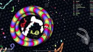 Slither.io A.I. 100,000+ Score Epic Slitherio Gameplay #223