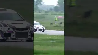 🔥 800hp Mitsubishi Lancer on WET 🌧️ #drift