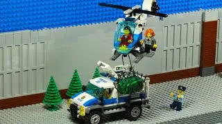 Lego City Police Helicopter Bank Robbery