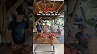 🦀 HOW LOUISIANA CRABBERS COOK CRABS