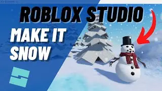 Roblox Studio How to ADD SNOW, Make Snow Fall in Your Game, Add Snow Effect to Terrain