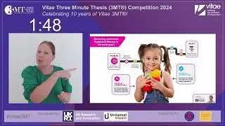 Vitae 3MT® 2024 Finalist, Natalie Weir, University of Derby