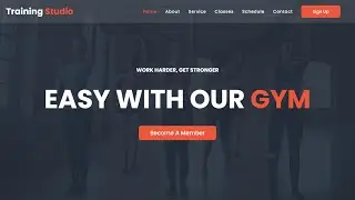 How to Make Gym Website in HTML and CSS | Fitness Website Template CSS | Source Coder 2022 @PraRoz