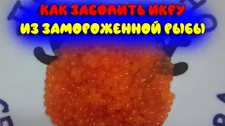 Как засолить икру горбуши из замороженной рыбы, чтобы сохранить икринки целыми