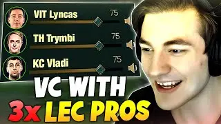 GOING ON A DISCORD CALL WITH LEC PROS IN SoloQ