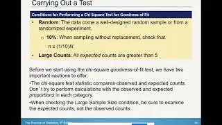 AP Statistics Chapter 11 Part 5