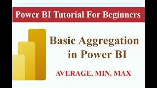 Power BI - Basic Aggregation With Example #powerbi