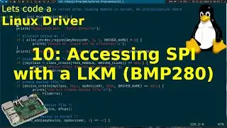 Lets code a Linux Driver - 10: Accessing SPI with a LKM (BMP280)