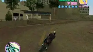 GTA - Vice City - 6 stars with bike no cheats used