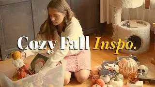 🍁A COZY Decorate for fall With Me | Inspo For Autumn 2024! 🫶🏽🍂