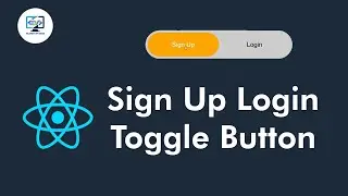 Sign Up Login Toggle Button in React JS || useState Hook || Interview Question #reactjs