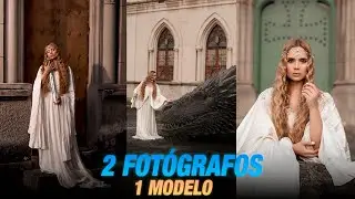 COMO HACER Y COMO EDITAR FOTOS FINE ART / 2 FOTOGRAFOS 1 MODELO (FOTOS HALLOWEEN🎃)