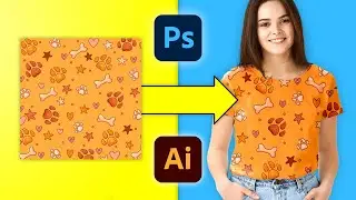 How To Use Editable Vector Art In T-Shirt Mockups With Illustrator and Photoshop CC