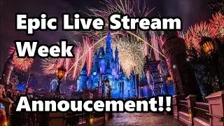 EPIC Live Stream Week Announcement!! ResortTV1 | Walt Disney World