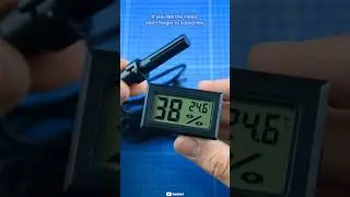 MINI thermometer and hygrometer with LCD #thermometer #lcd #greenhouse