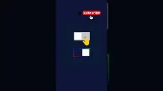 Animated Toggle Switch using CSS and HTML | Gradient Border 