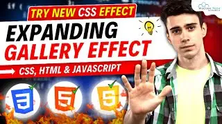 TRY NEW CSS EFFECTS!! Build an Expanding Image Gallery (CSS, HTML, JavaScript) 🔥😎