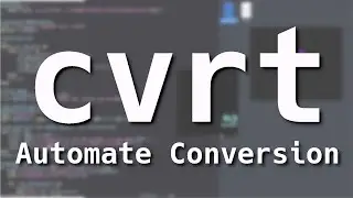 cvrt: Convert media with ease!