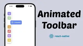 React Native Animations - Custom Toolbar (Reanimated & gesture-handler)