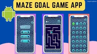 Maze Goal Game Android app with Android Studio