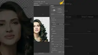 How to refine hair in adobe photoshop  #photoshoptutorial #tutorial #photoshopedit