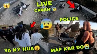 live accident ho gya 😰 || police Walon Ne Chhod Diya 😅 || Ride rc 200😍