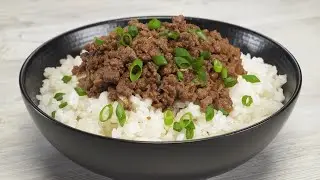 Korean Ground Beef & Rice || Easy Dinner in 20 Minutes. Recipe by Always Yummy!