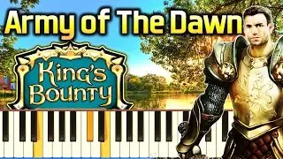 Музыка из игры King's Bounty (Piano cover + НОТЫ)