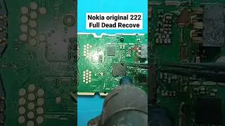 Nokia Original 222 Full Dead recover reball power ic #viralvideo #mobile #shortvideo #viral