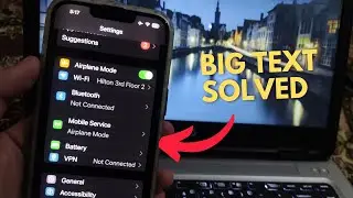 Fix Big Text Problem in IPhone After IOS 18 update