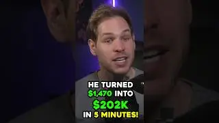 Crypto Trader turned $1,470 into $202,000 in 5min! 