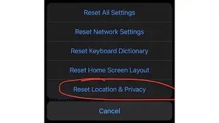 How To Reset Location & Privacy Settings On iPhone