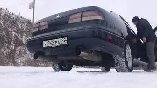 Звук выхлопа 2JZ-GE, Toyota Aristo JZS147