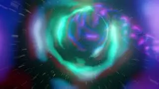 Travel Through a Wormhole Effect - Animation Video Background