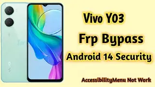 Vivo Y03 Frp Bypass Android 14 | 1st June Security Frp Done ✅ World First