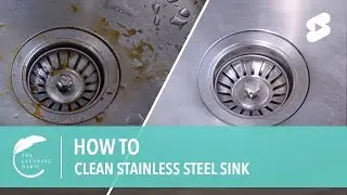 How to Clean Stainless Steel Sink #shorts